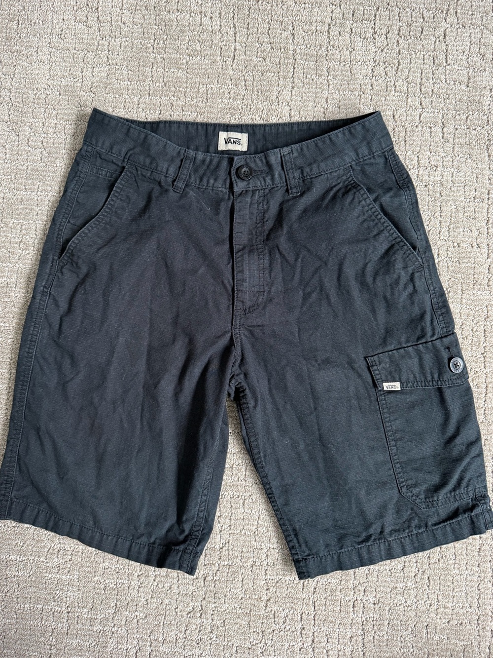 Vans Men's Dark Charcoal Cargo Shorts